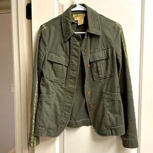Anthropologie Stitch’s Olive jacket XSmall